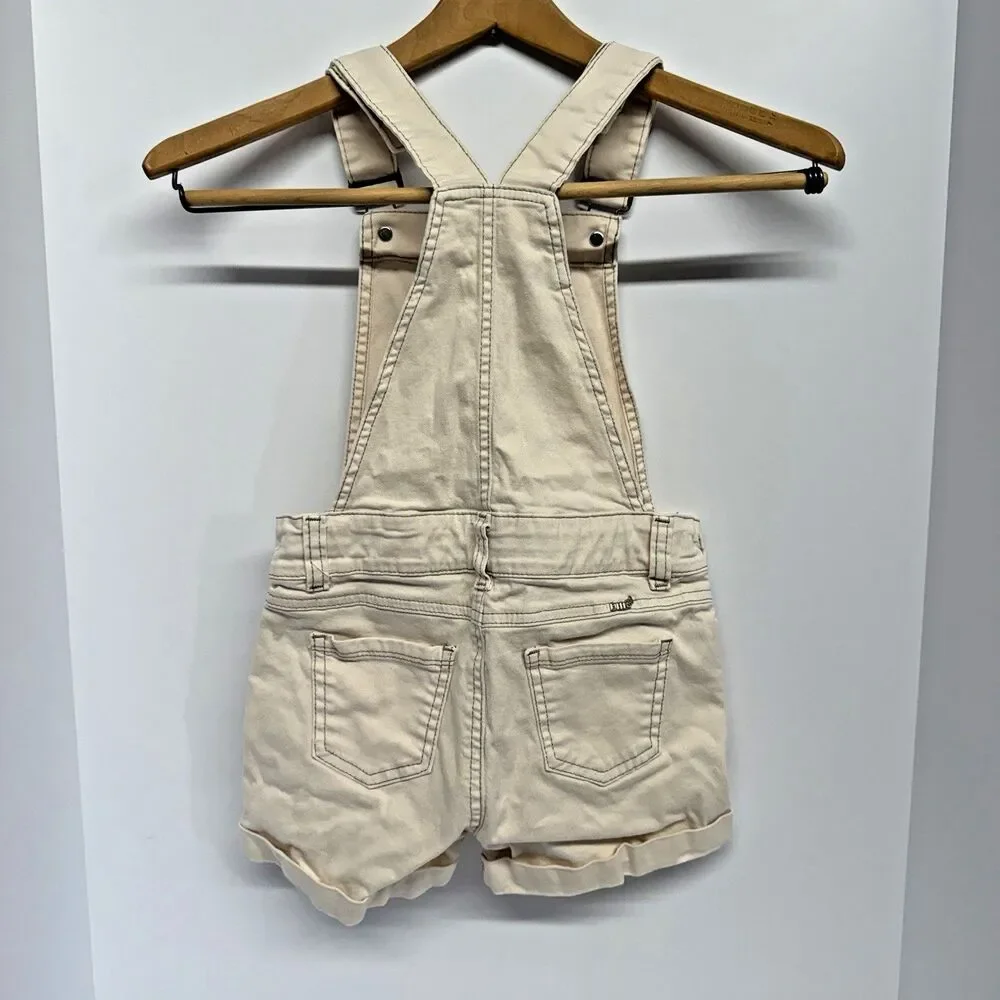 Vintage Pietro By Piers Magic Dreams Girls Size 10 Cream Daisy Shortalls